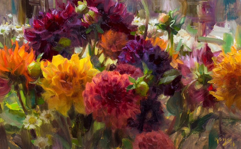 Mixed Dahlias